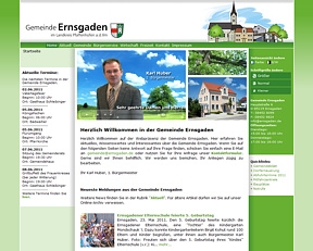 Webpräsenz auf Basis eines Content-Management-Systems